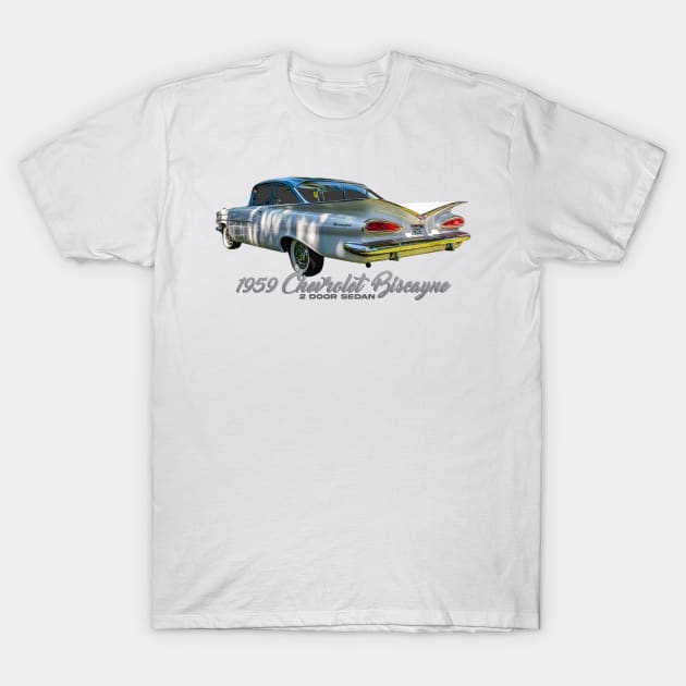 1959 Chevrolet Biscayne 2 Door Sedan T-Shirt by Gestalt Imagery